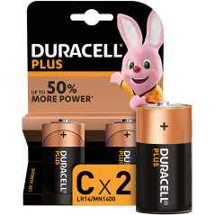 Pile Alcaline LR14/MN1400 Duracell Plus Power | Smarty Paris